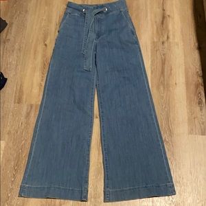 High-waisted, wide leg Express jeans